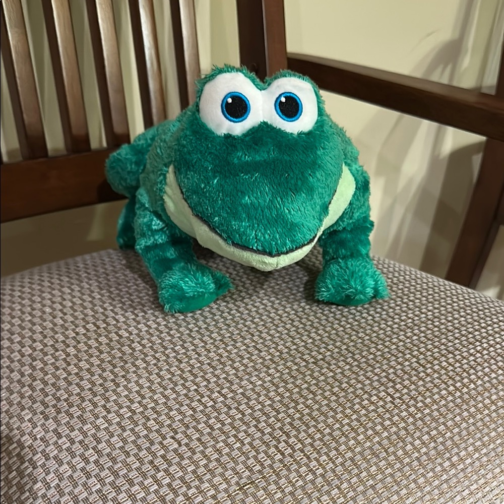Green Plush Frog Toy